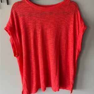 Sonoma Women's Bright Coral Short Sleeve Tee